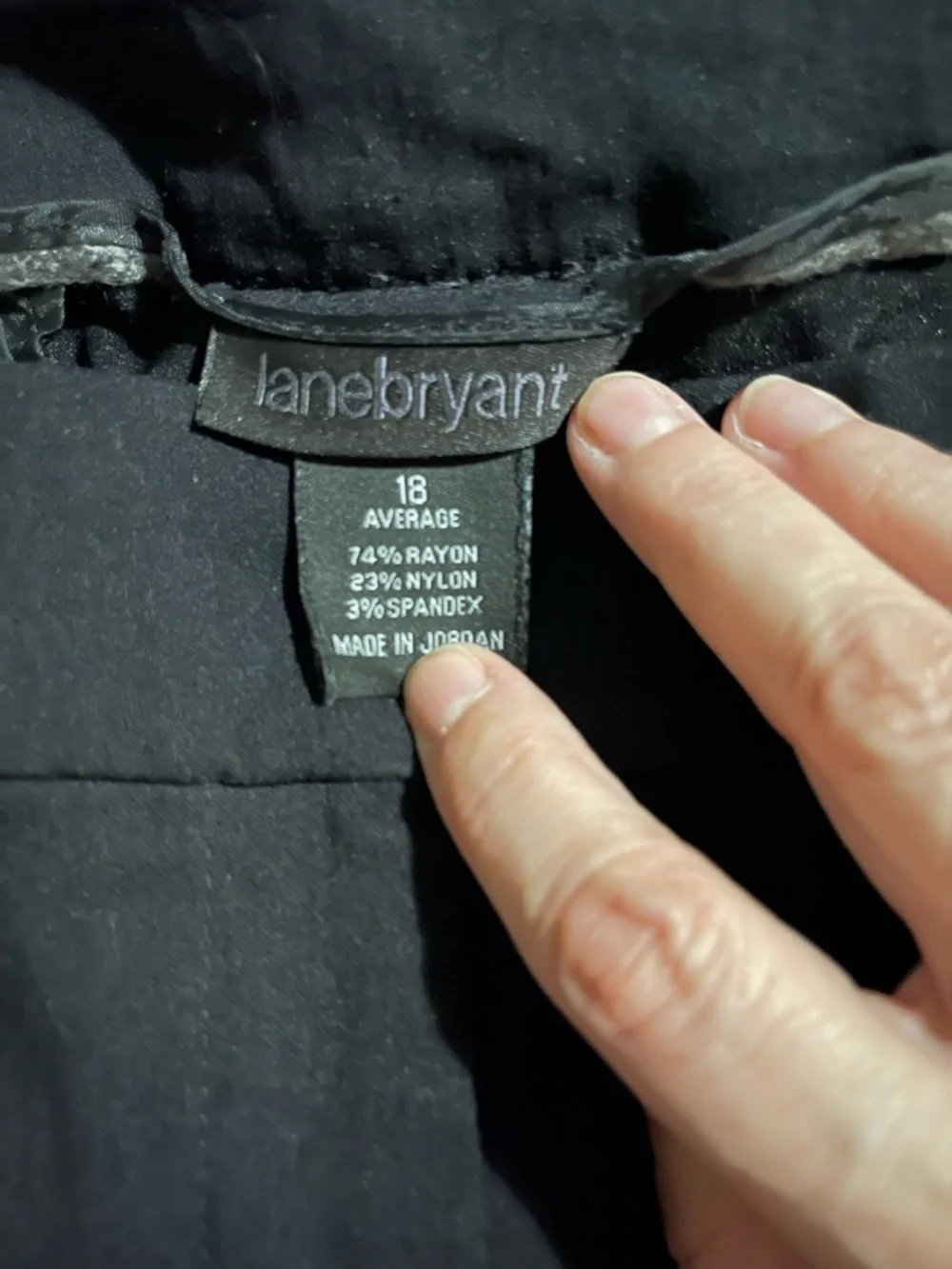 Lane Bryant Black Boot Cut Pants - Picture 3 of 6